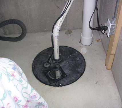 radon sump pump system mitigation square basin suction point reading indoor install pit test slab fan failed condo depressurization air